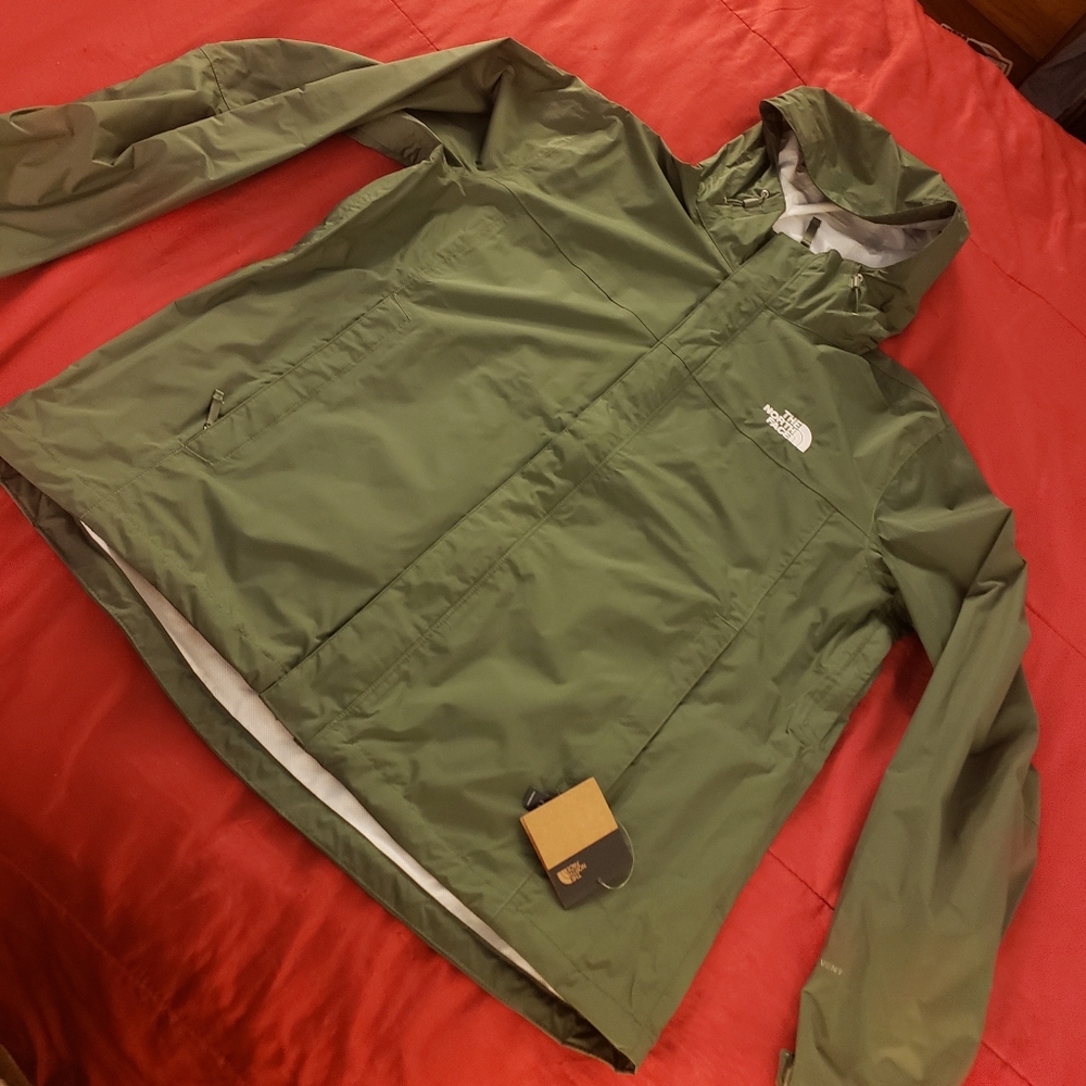 The north face raincoat